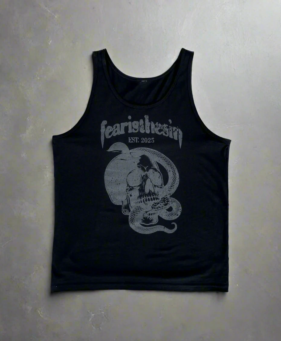 MEN'S "APPLE SKULL" TANK TOP