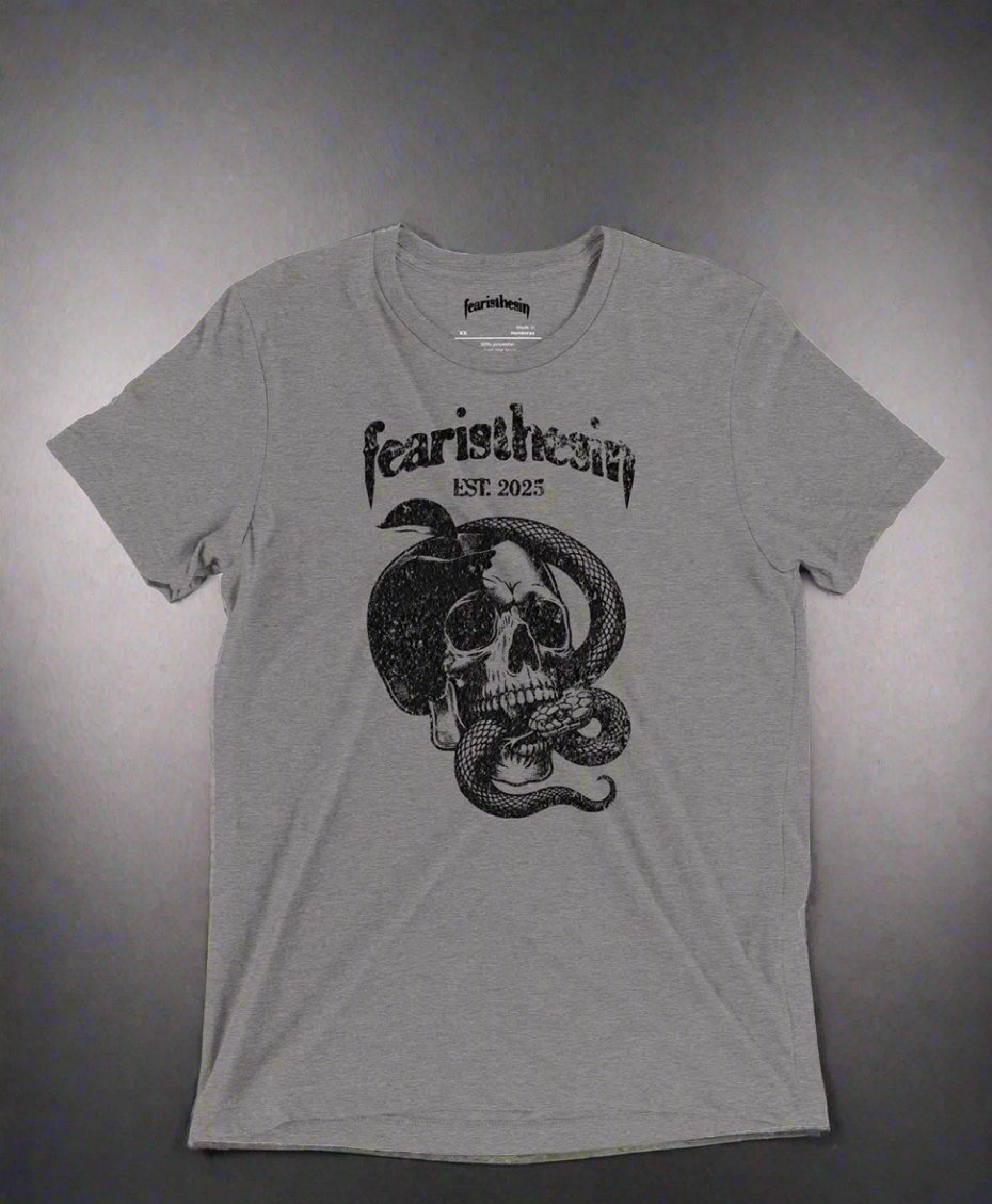 TRI-BLEND "APPLE SKULL" TEE