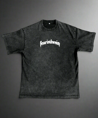 OVERSIZED SNOW-WASHED FITS TEE