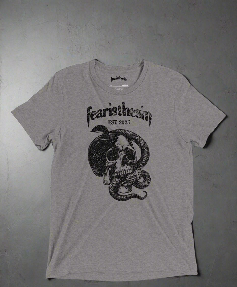 TRI-BLEND "APPLE SKULL" TEE