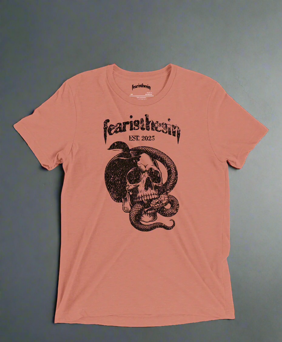 TRI-BLEND "APPLE SKULL" TEE