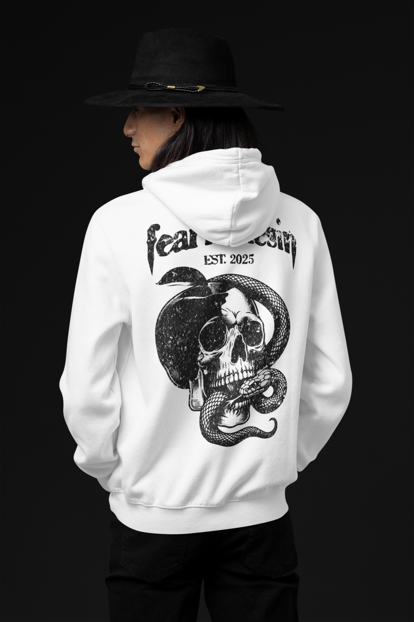 OVERSIZED "APPLE SKULL" HOODIE