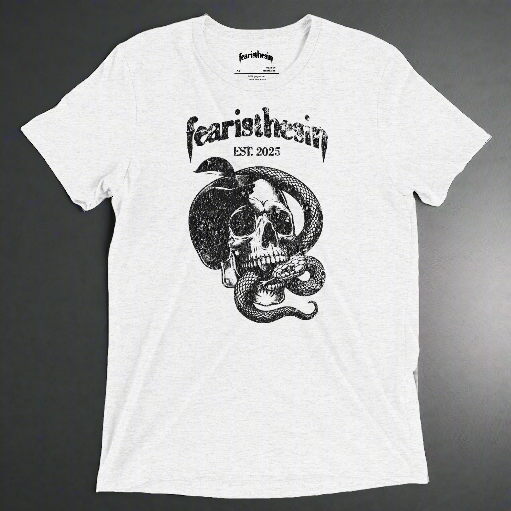 TRI-BLEND "APPLE SKULL" TEE